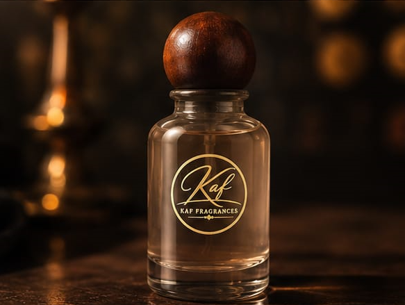Golden Hour 50ml perfume spray bottle nozzle and gold cap details