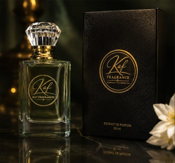 A warm, golden bottle of Amber Jannat unisex perfume displayed in a lifestyle setting.
