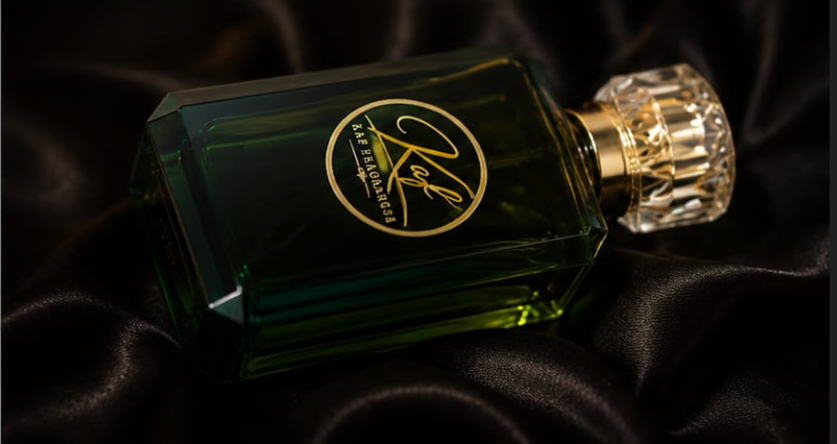 Emerald Whisper unisex perfume bottle with luxury packaging box