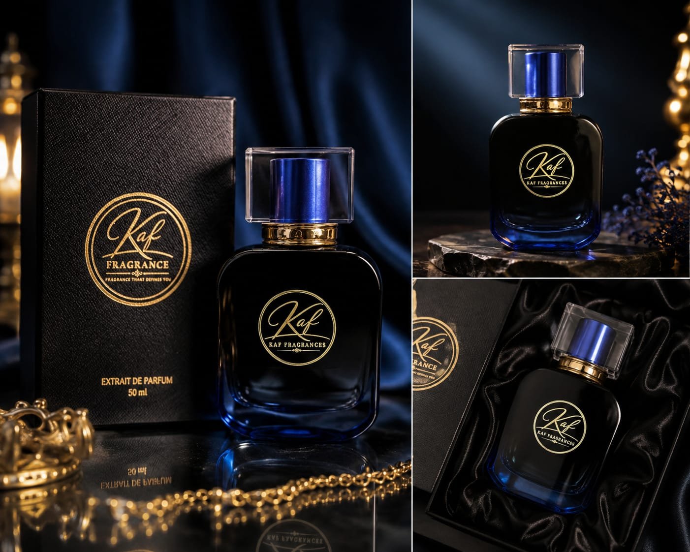 Layla Noire 50ml smoky sweet evening perfume bottle for women by KAF Fragrances